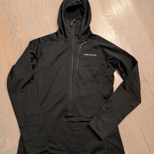 Black Patagonia Hooded Pullover